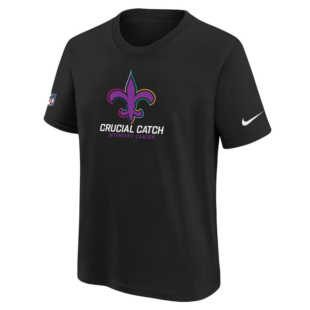 Youth 2024 NFL Crucial Catch T-Shirt - New Orleans Saints