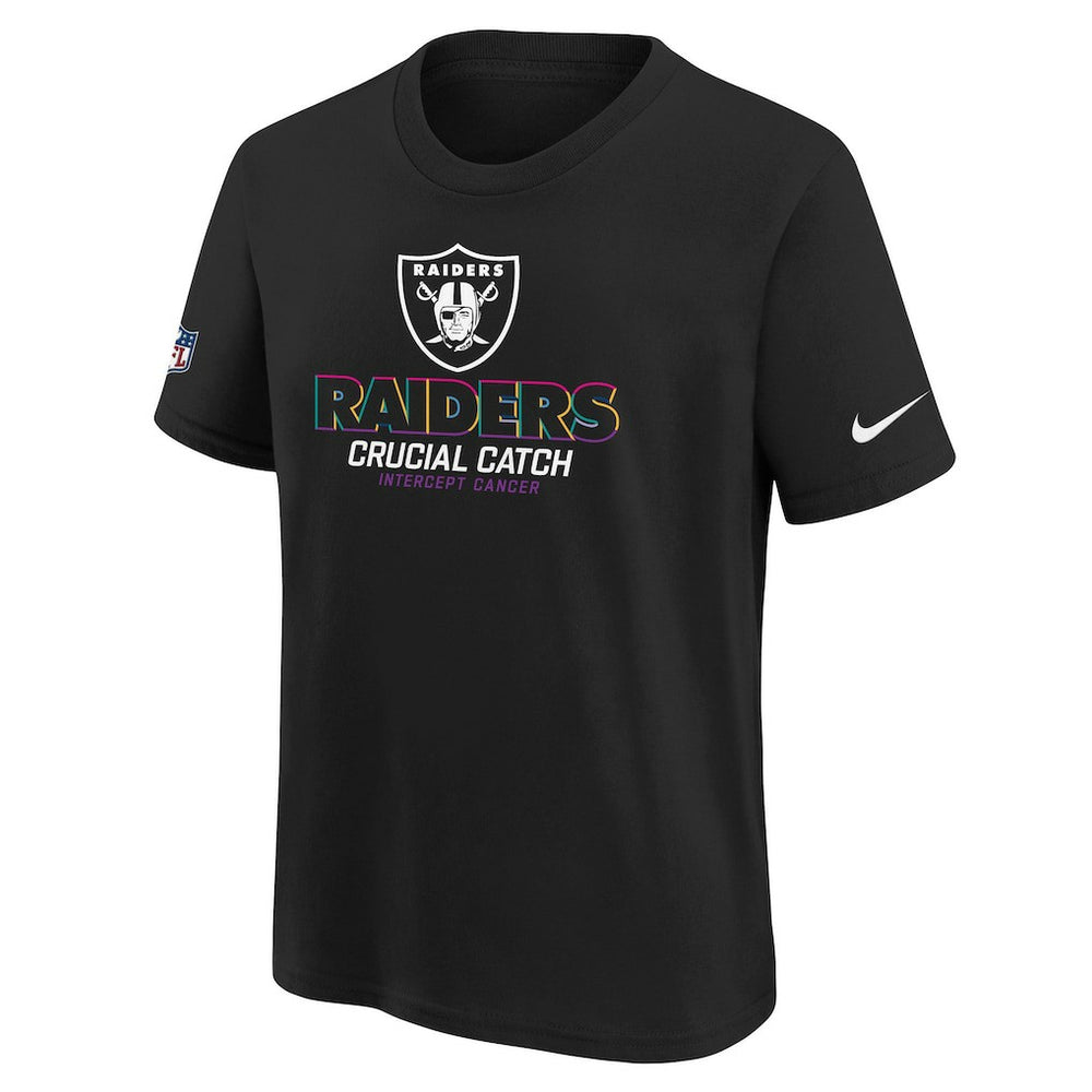 Youth 2024 NFL Crucial Catch T-Shirt - Las Vegas Raiders