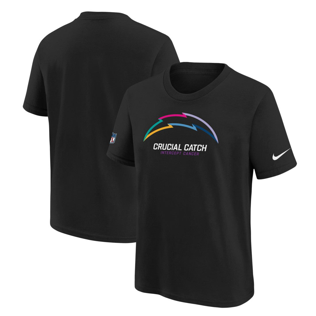 Youth 2024 NFL Crucial Catch T-Shirt - Los Angeles Chargers