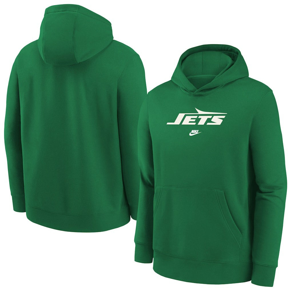 Youth Rewind Club Fleece Pullover Hoodie - New York Jets