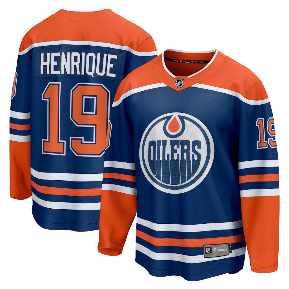 NHL Royal Adam Henrique Edmonton Oilers Fanatics Home Breakaway Jersey
