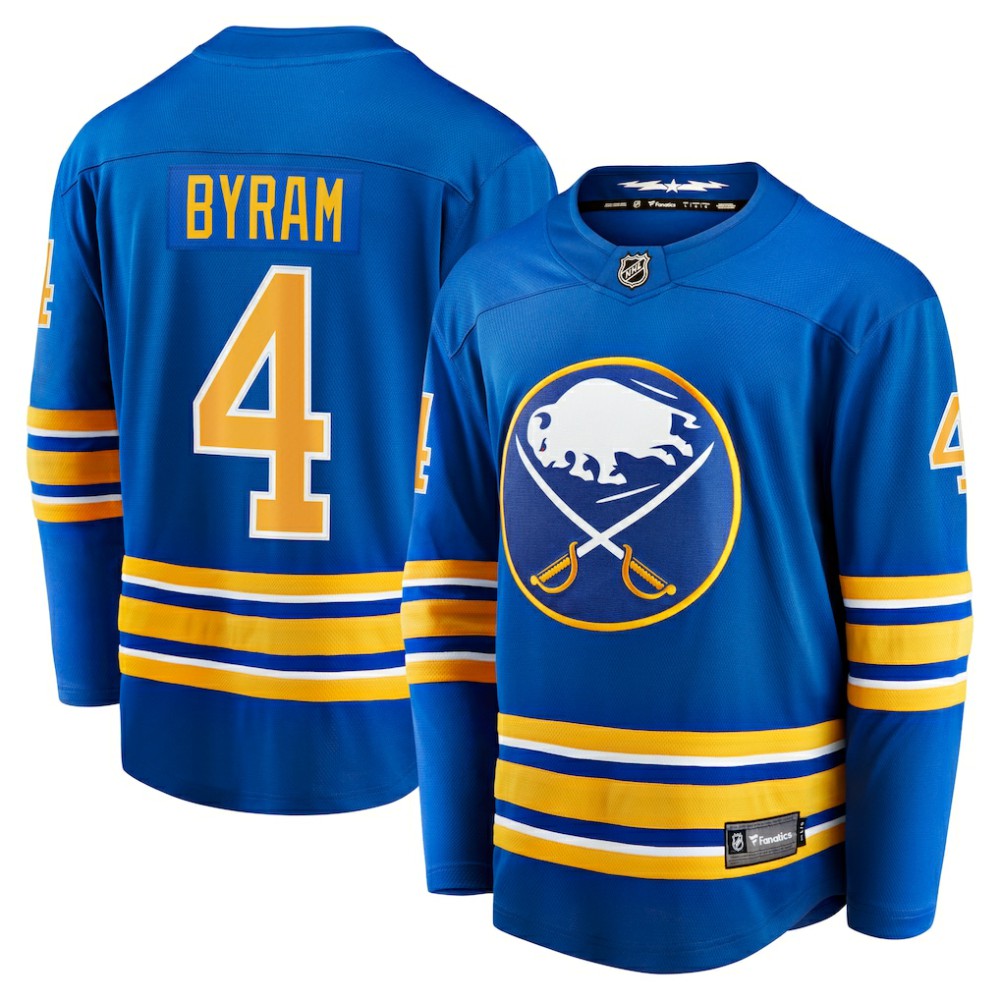 NHL Royal Bowen Byram Buffalo Sabres Fanatics Home Breakaway Jersey