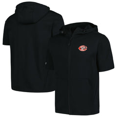 MLB Cincinnati Reds Levelwear Recruit Short Sleeve Full-Zip Hoodie