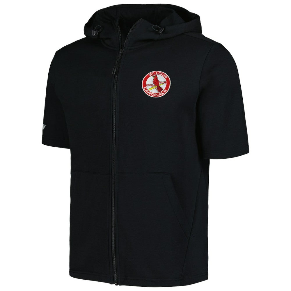 MLB St. Louis Cardinals Levelwear Recruit Short Sleeve Full-Zip Hoodie