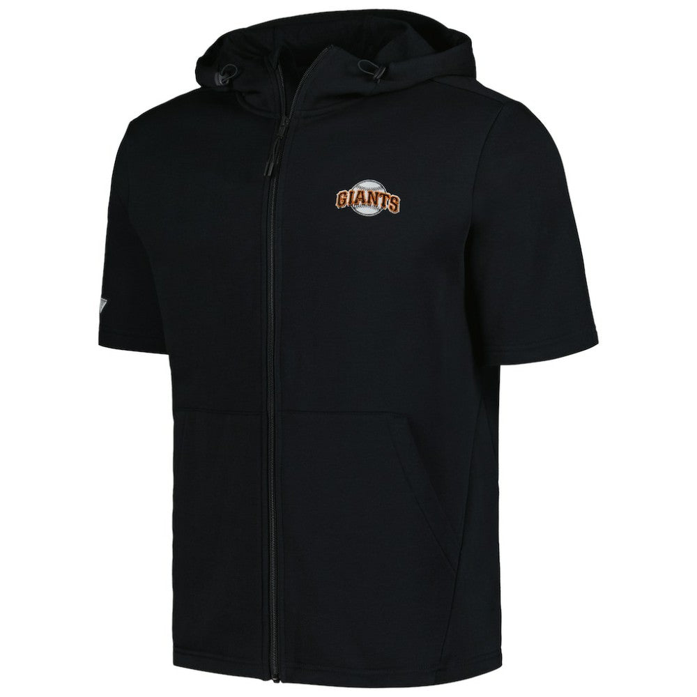 MLB San Francisco Giants Levelwear Recruit Short Sleeve Full-Zip Hoodie