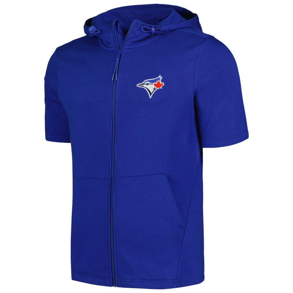 MLB Toronto Blue Jays Levelwear Recruit Short Sleeve Full-Zip Hoodie