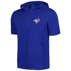 MLB Toronto Blue Jays Levelwear Recruit Short Sleeve Full-Zip Hoodie
