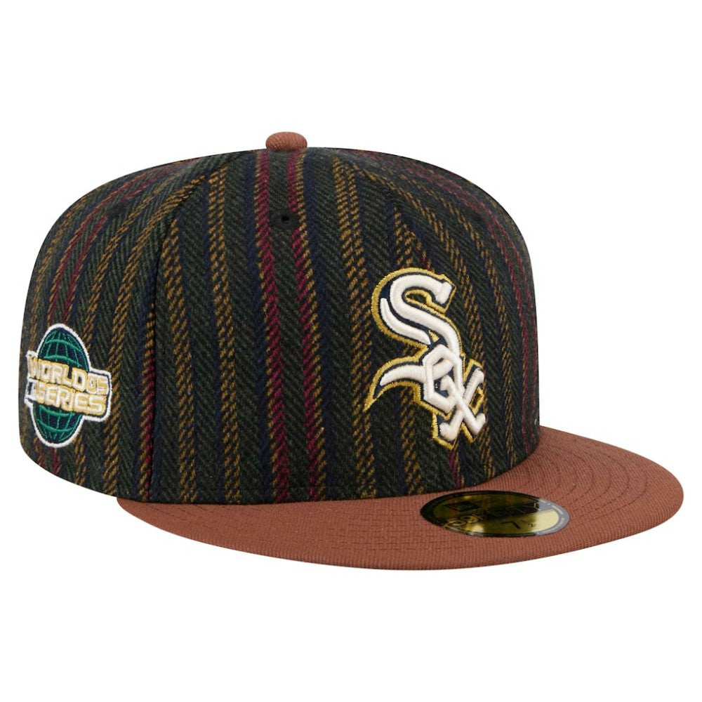MLB Chicago White Sox New Era Vintage Herringbone 59FIFTY Fitted Hat
