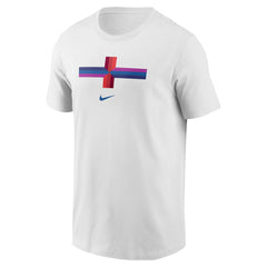 England National Team Localized Core Cotton T-Shirt - Nike White
