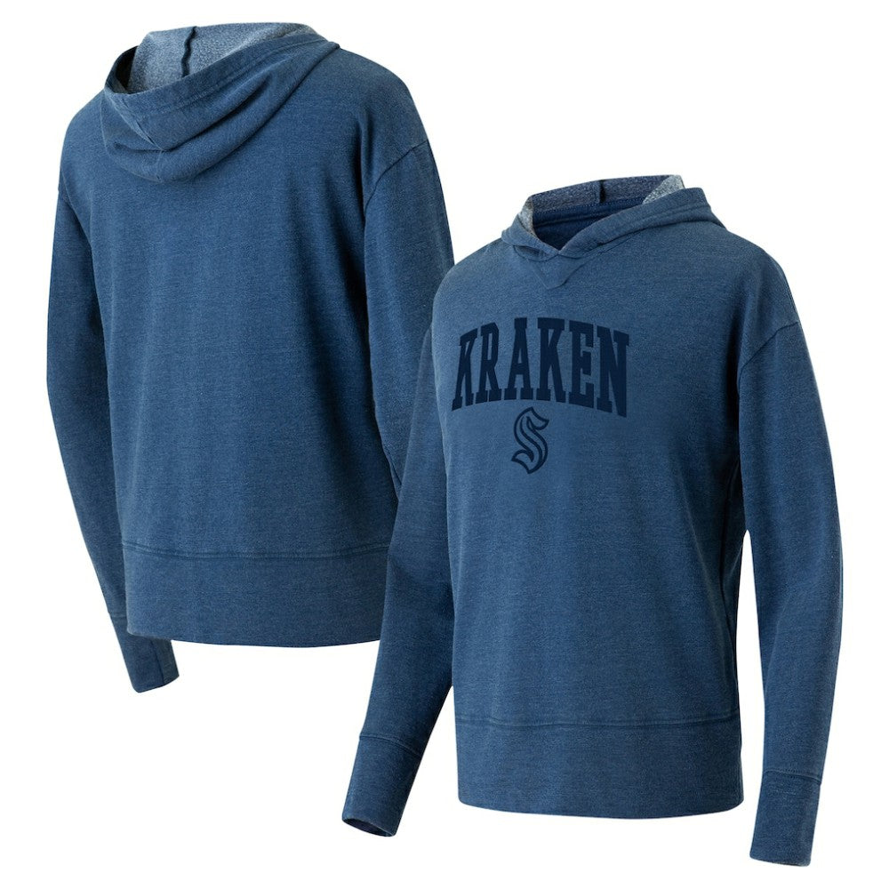 NHL Deep Sea Blue Seattle Kraken Concepts Sport Women's Volley Pullover Hoodie