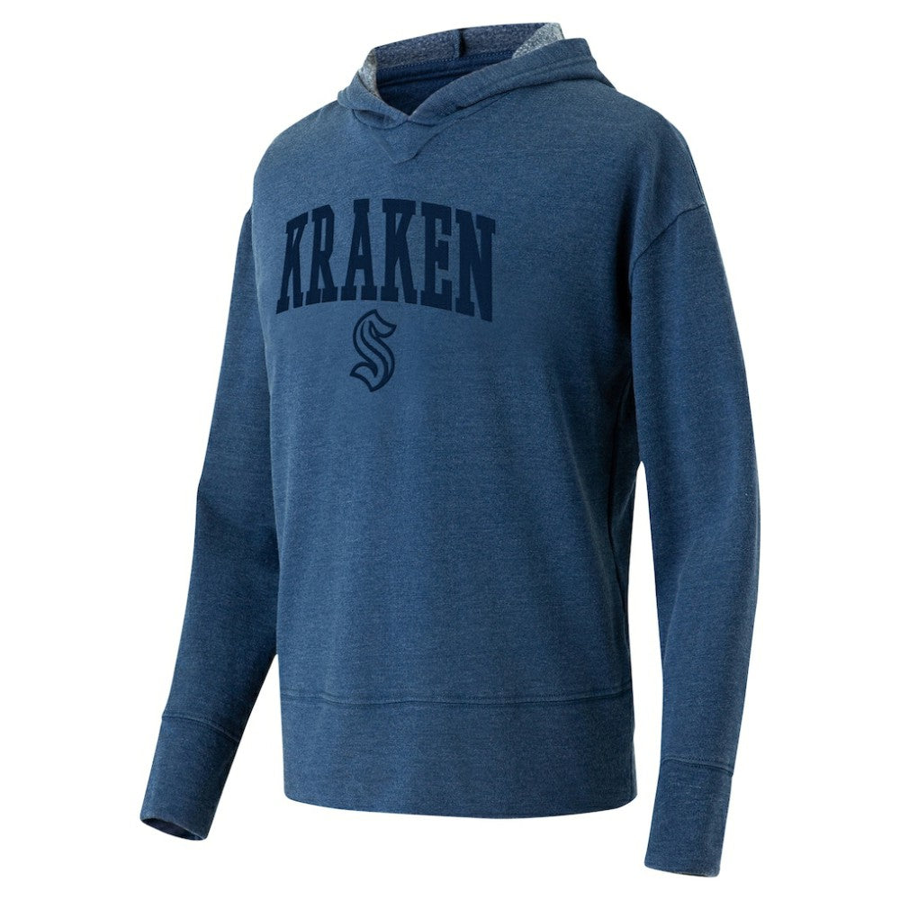 NHL Deep Sea Blue Seattle Kraken Concepts Sport Women's Volley Pullover Hoodie