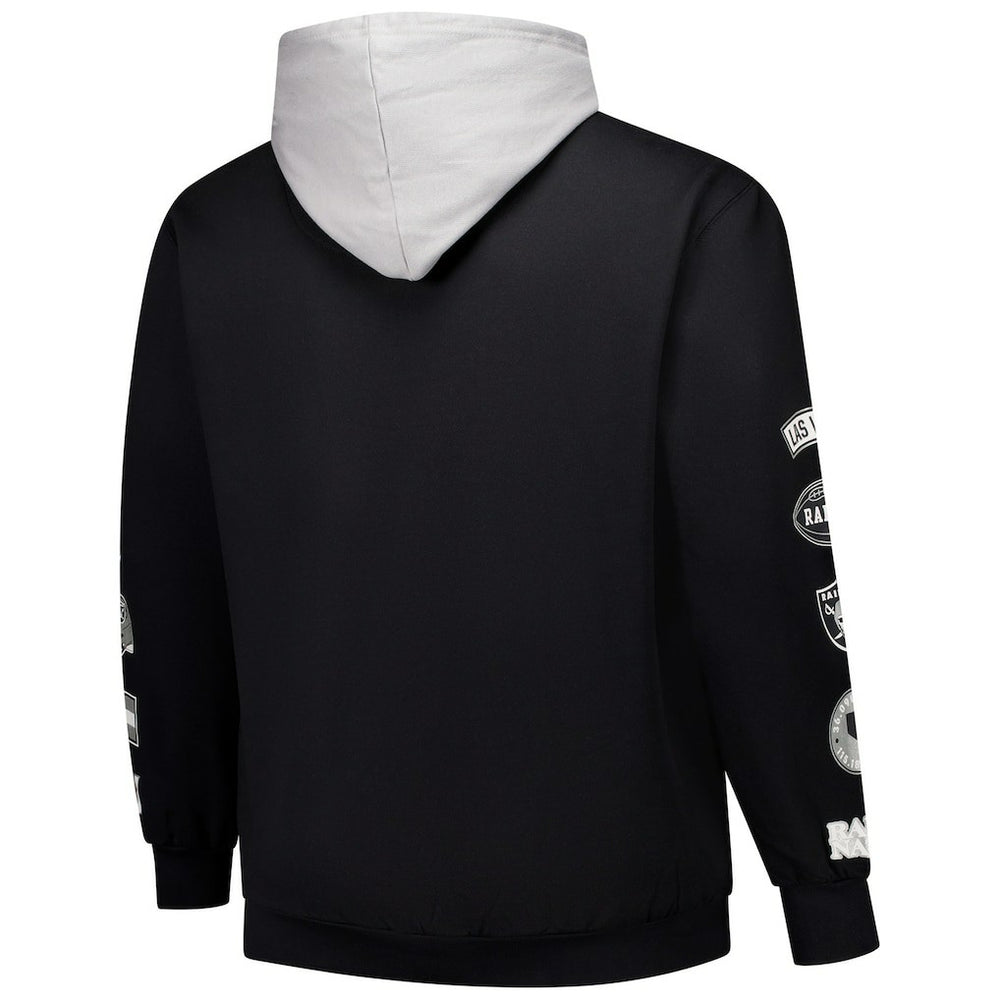 Big & Tall Patched Out Pullover Hoodie - Las Vegas Raiders