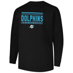 Profile Big & Tall Pop Long Sleeve T-Shirt - Miami Dolphins