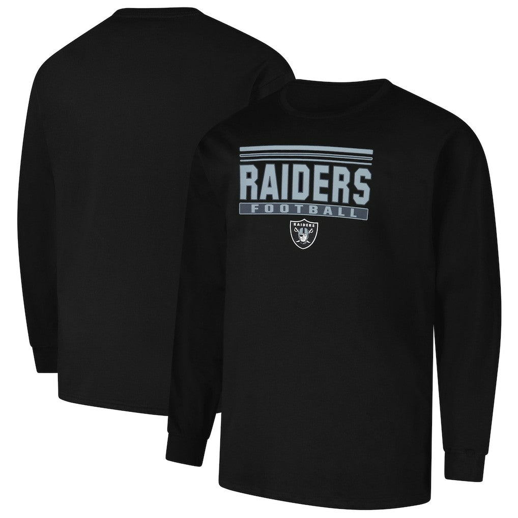 Profile Big & Tall Pop Long Sleeve T-Shirt - Las Vegas Raiders