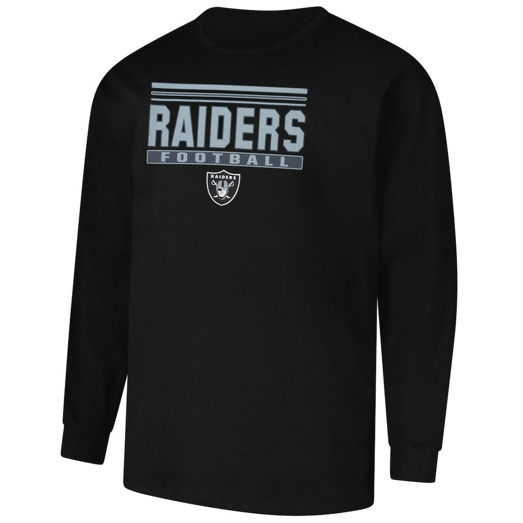 Profile Big & Tall Pop Long Sleeve T-Shirt - Las Vegas Raiders