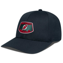 NHL Black New Jersey Devils Levelwear Retro Skylight Zephyr Adjustable Hat