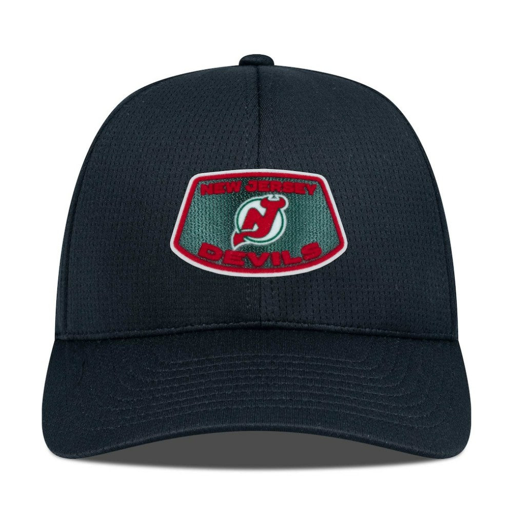 NHL Black New Jersey Devils Levelwear Retro Skylight Zephyr Adjustable Hat