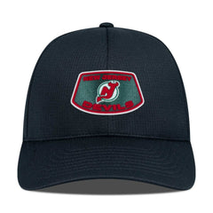 NHL Black New Jersey Devils Levelwear Retro Skylight Zephyr Adjustable Hat