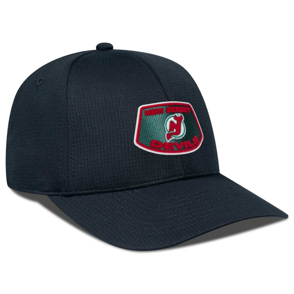NHL Black New Jersey Devils Levelwear Retro Skylight Zephyr Adjustable Hat