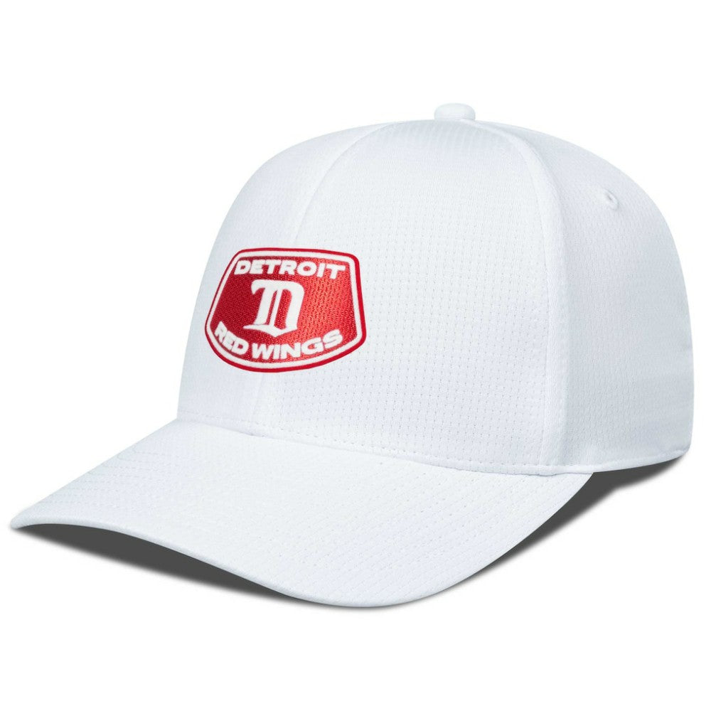 NHL White Detroit Red Wings Levelwear Retro Skylight Zephyr Adjustable Hat