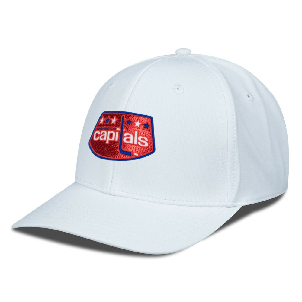 NHL White Washington Capitals Levelwear Retro Skylight Rise Flex Hat