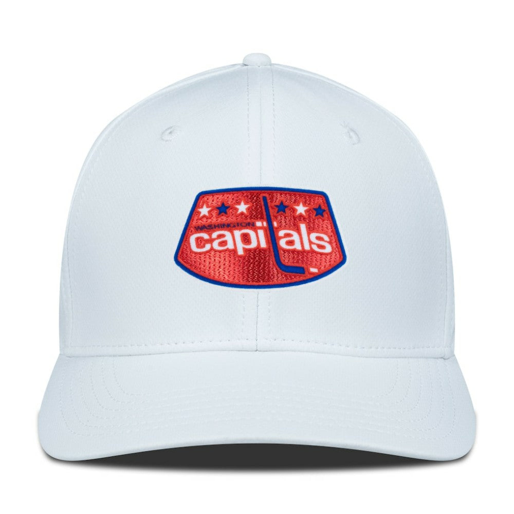 NHL White Washington Capitals Levelwear Retro Skylight Rise Flex Hat