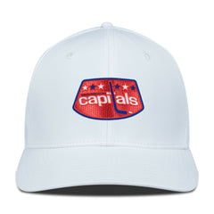 NHL White Washington Capitals Levelwear Retro Skylight Rise Flex Hat