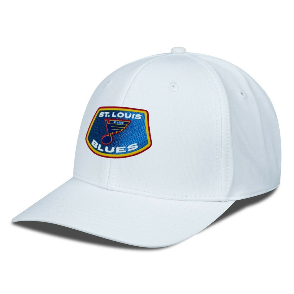 NHL White St. Louis Blues Levelwear Retro Skylight Rise Flex Hat