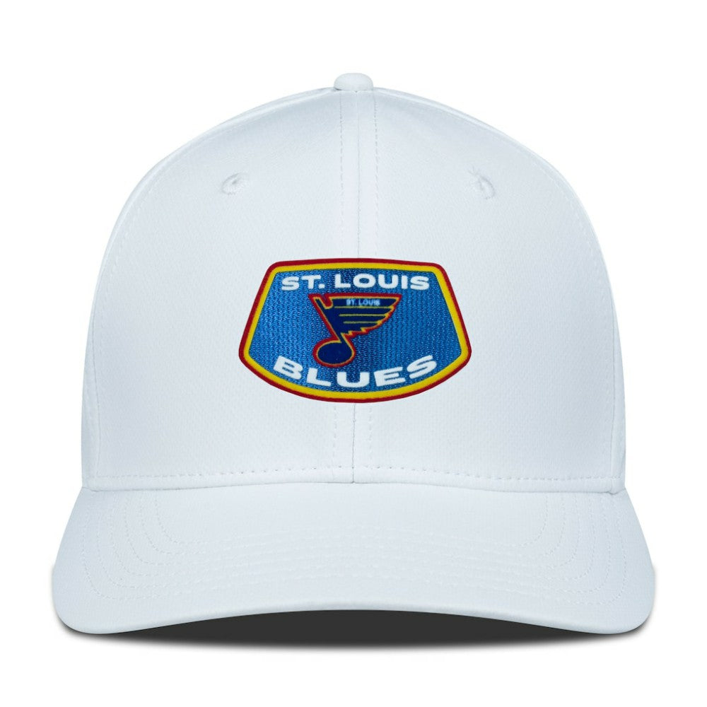 NHL White St. Louis Blues Levelwear Retro Skylight Rise Flex Hat