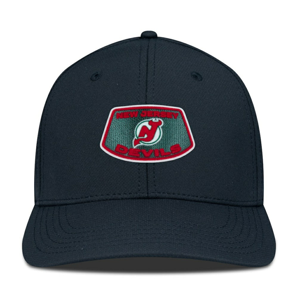 NHL Black New Jersey Devils Levelwear Retro Skylight Rise Flex Hat