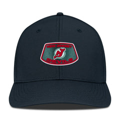 NHL Black New Jersey Devils Levelwear Retro Skylight Rise Flex Hat
