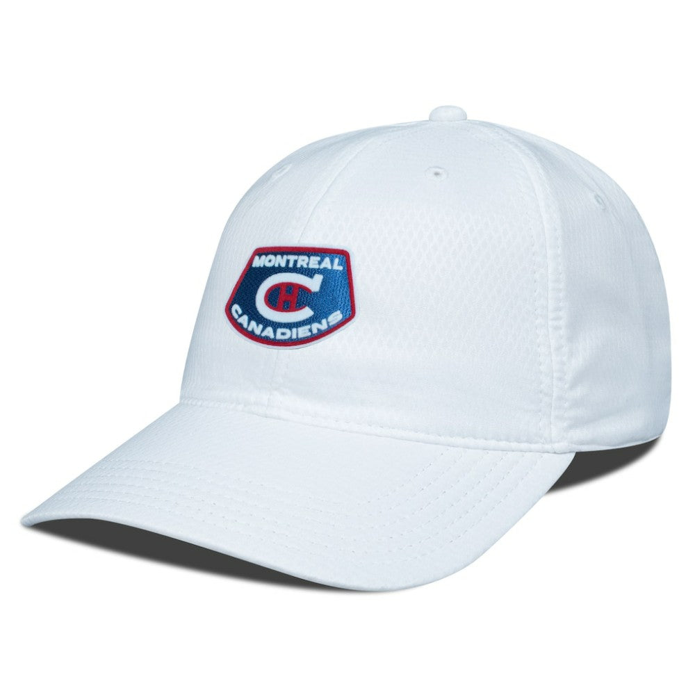 NHL White Montreal Canadiens Levelwear Retro Skylight Matrix Adjustable Hat