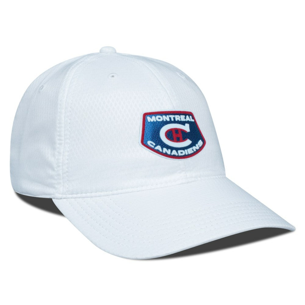 NHL White Montreal Canadiens Levelwear Retro Skylight Matrix Adjustable Hat