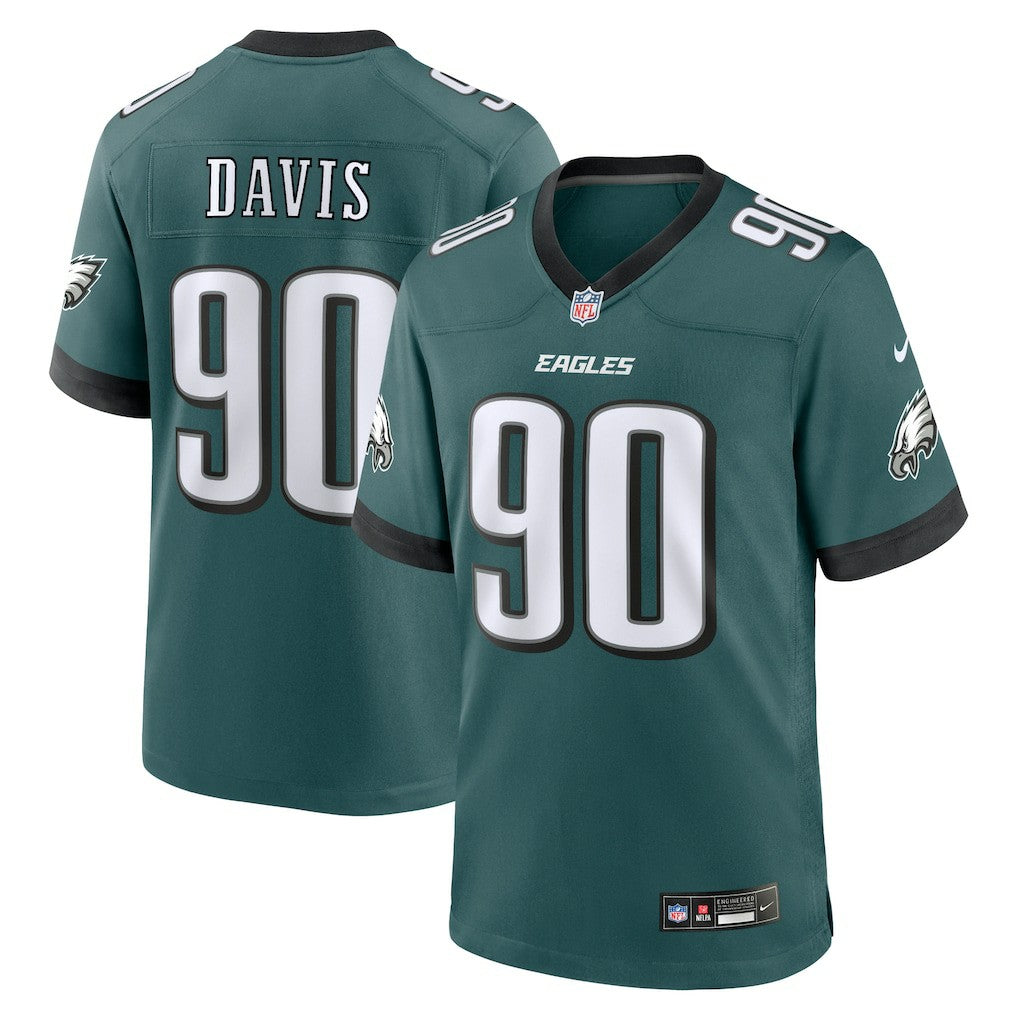 Jordan Davis  Team Game Jersey - Philadelphia Eagles