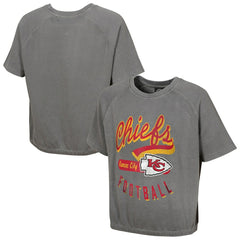 Women's Mineral Wash Short Sleeve Top - Kansas City Chiefs