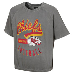 Women's Mineral Wash Short Sleeve Top - Kansas City Chiefs