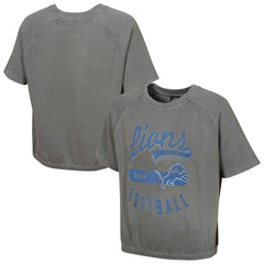 Women's Mineral Wash Short Sleeve Top - Detroit Lions