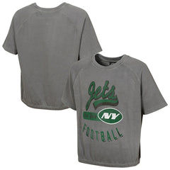 Women's Mineral Wash Short Sleeve Top - New York Jets