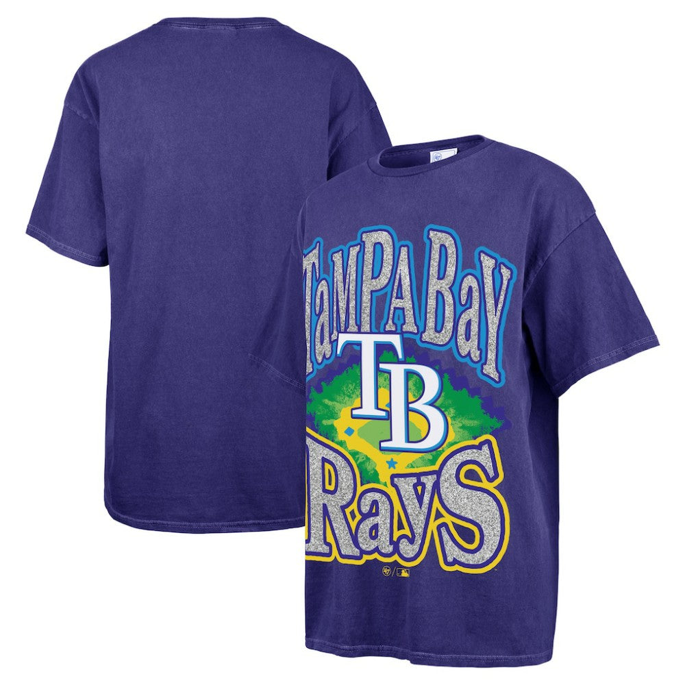 MLB Tampa Bay Rays '47 Women's Flashing Lights Boyfriend T-Shirt