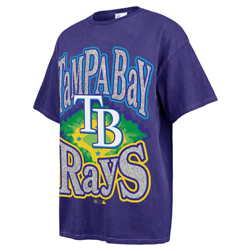 MLB Tampa Bay Rays '47 Women's Flashing Lights Boyfriend T-Shirt
