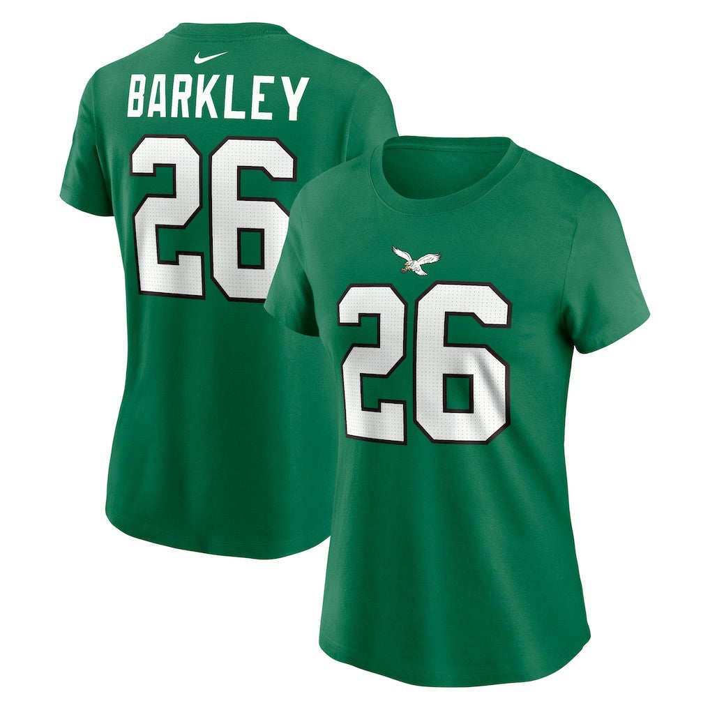 Saquon Barkley  Women's Player Name & Number T-Shirt - Philadelphia Eagles