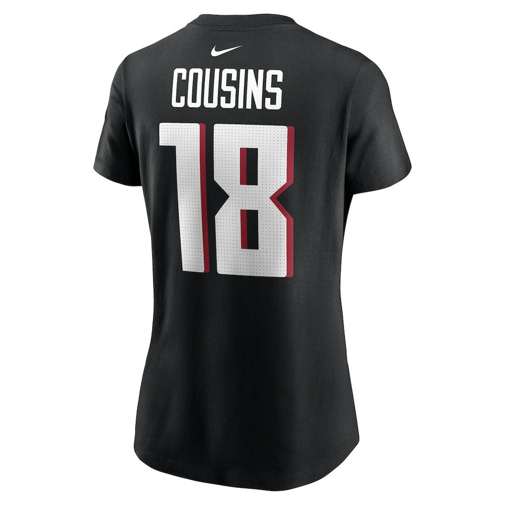 Kirk Cousins  Women's Player Name & Number T-Shirt - Atlanta Falcons