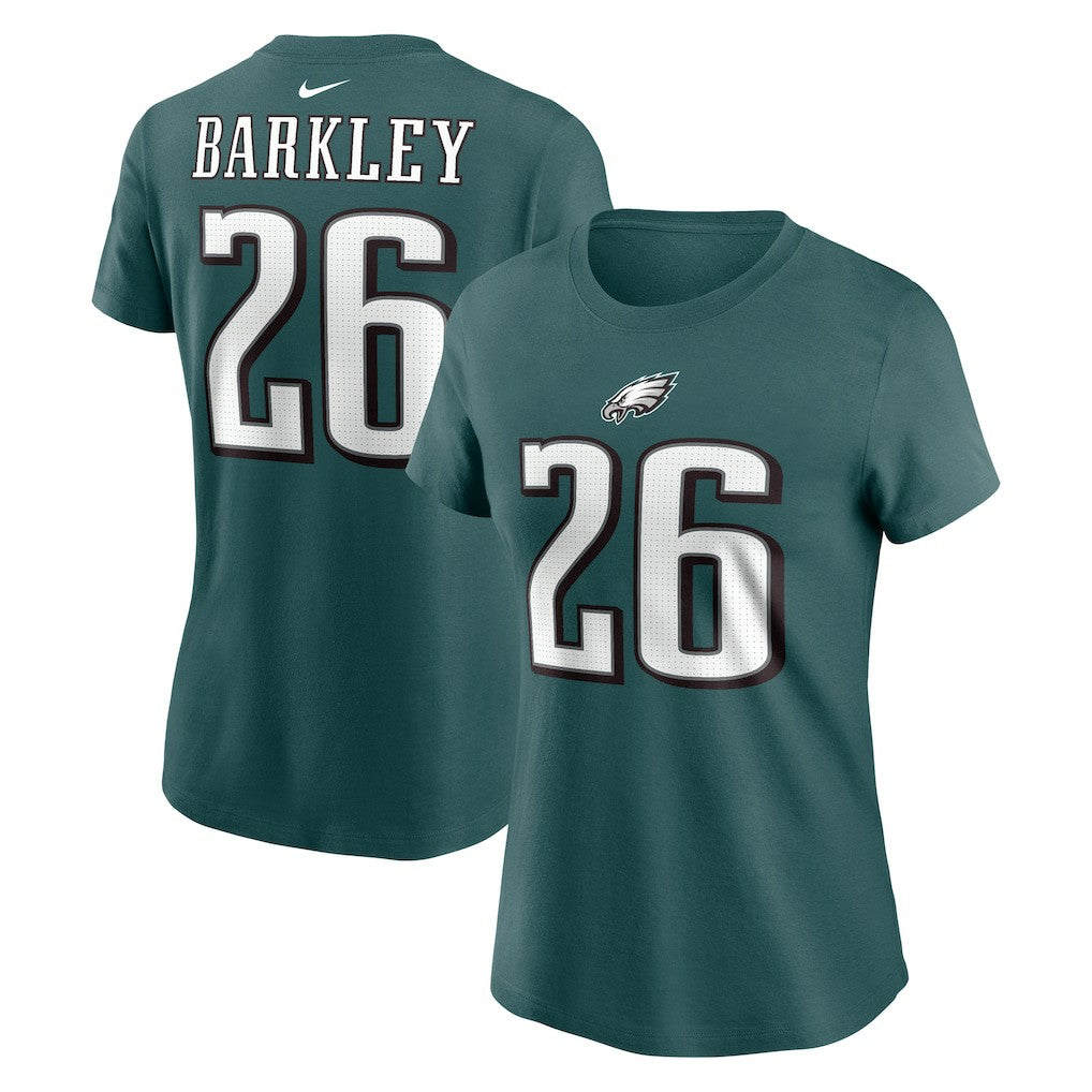 Saquon Barkley  Women's Player Name & Number T-Shirt - Philadelphia Eagles
