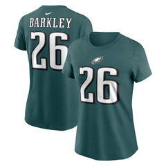 Saquon Barkley  Women's Player Name & Number T-Shirt - Philadelphia Eagles