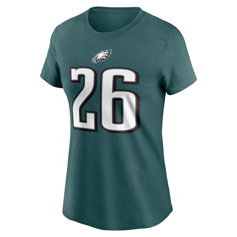 Saquon Barkley  Women's Player Name & Number T-Shirt - Philadelphia Eagles