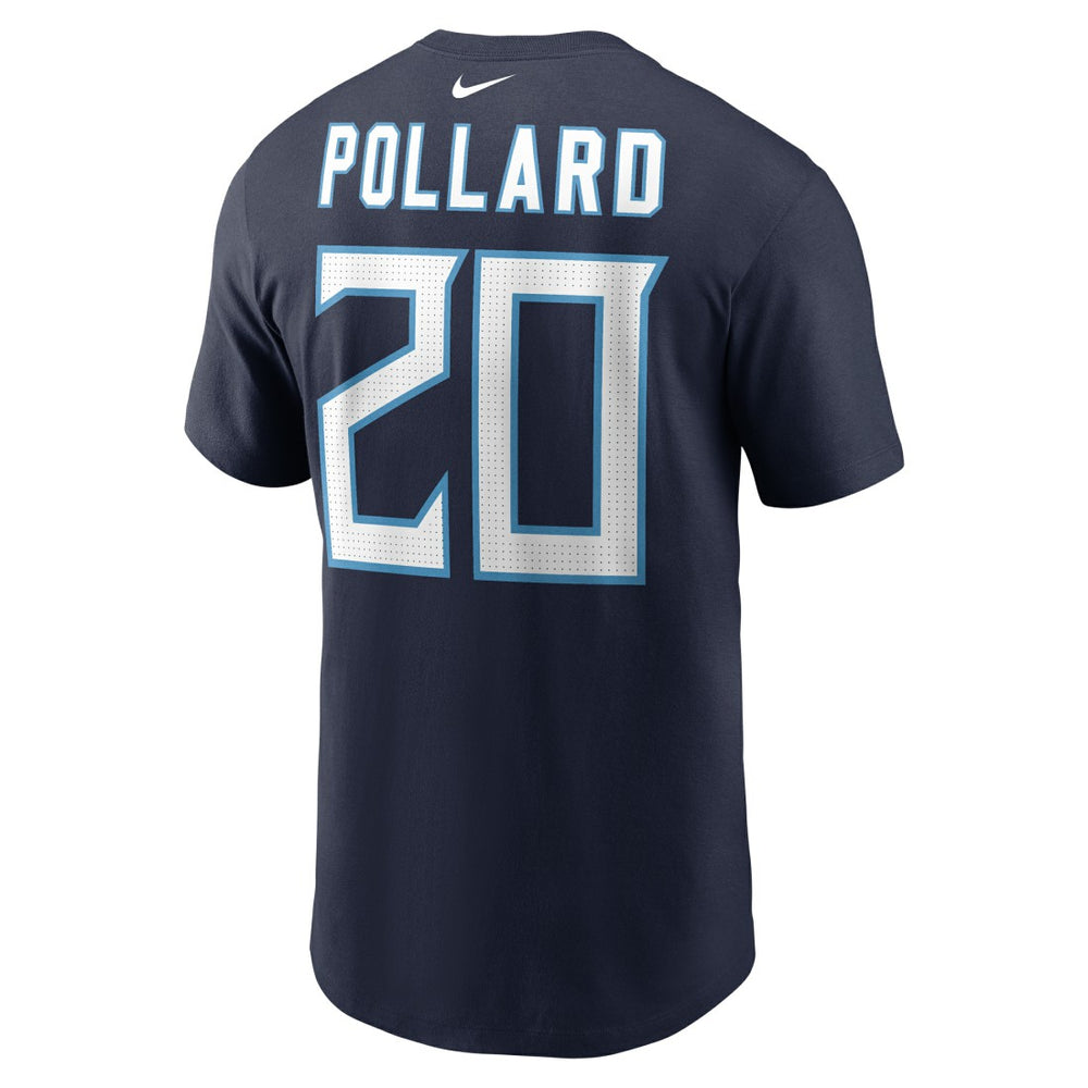 Tony Pollard  Player Name & Number T-Shirt - Tennessee Titans