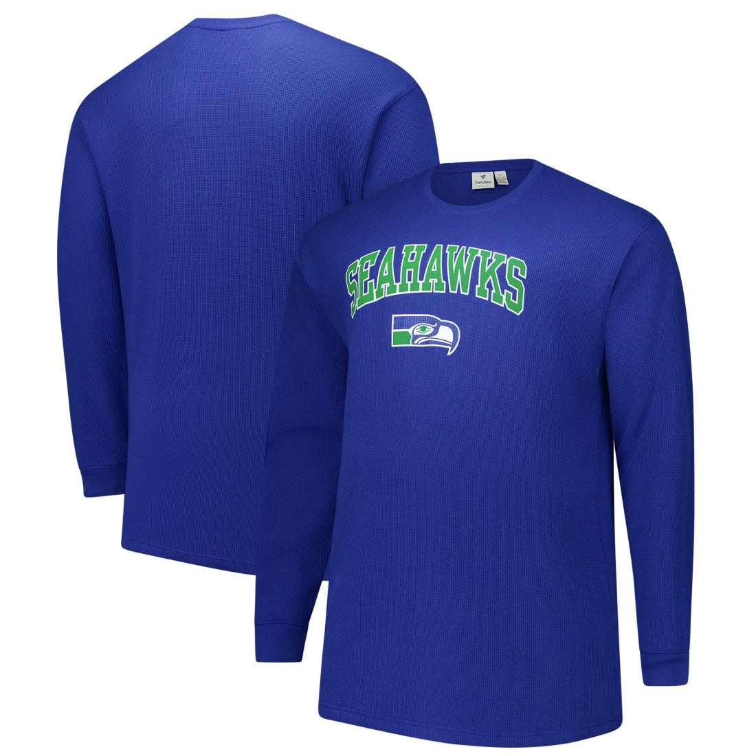 Big & Tall Throwback Thermal Long Sleeve T-Shirt - Seattle Seahawks