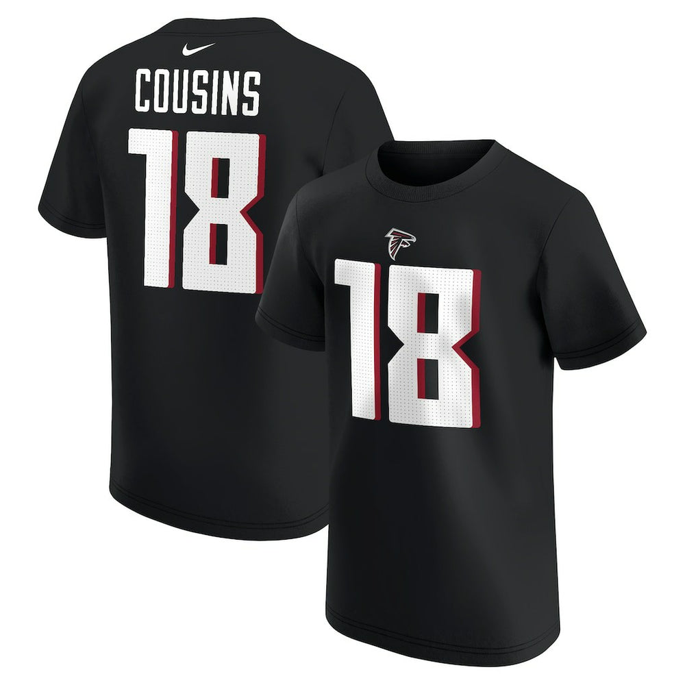 Kirk Cousins  Youth Player Name & Number T-Shirt - Atlanta Falcons