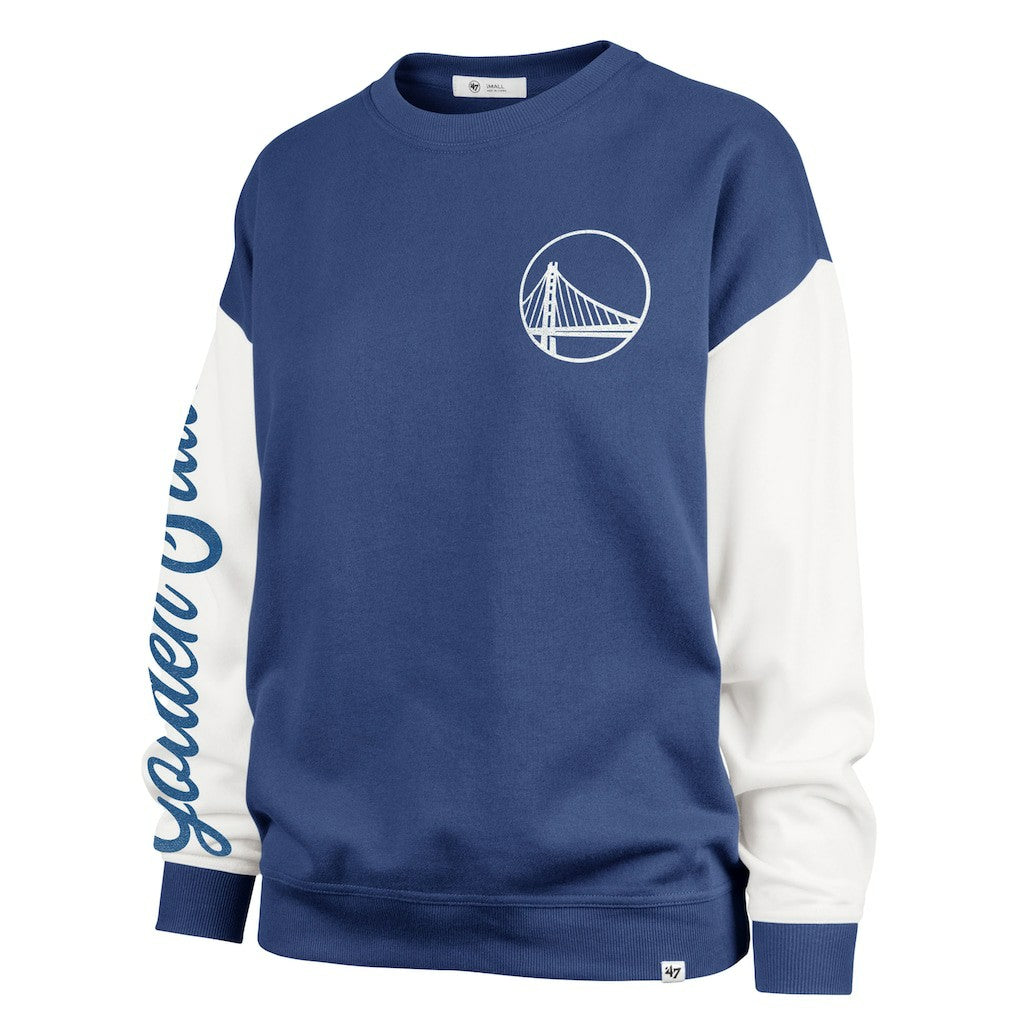 NBA Golden State Warriors '47 Women's Plus Size Oversized Rise Andie Pullover Sweatshirt sale