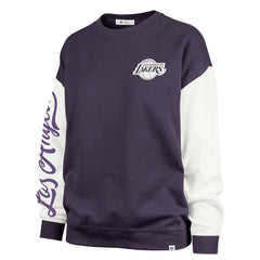 NBA Los Angeles Lakers '47 Women's Plus Size Oversized Rise Andie Pullover Sweatshirt